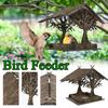 Small Bird Feeder Outdoor Creative Simulation Bird Nest Design For Garden Courtyards