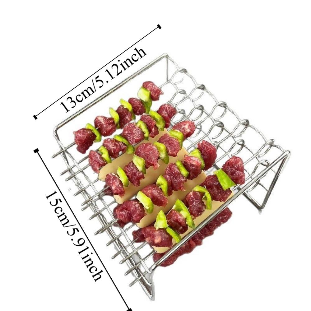 Cooking Rack Air Fryer Rack Three Layer Roast Meat Picks Outdoor Grill Set  Air Electric Fryer