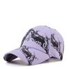 Hard Top Printed Cotton Baseball Cap Men Women Graffiti Duck Tongue Hat Casual Sun Shade Sunscreen Hat
