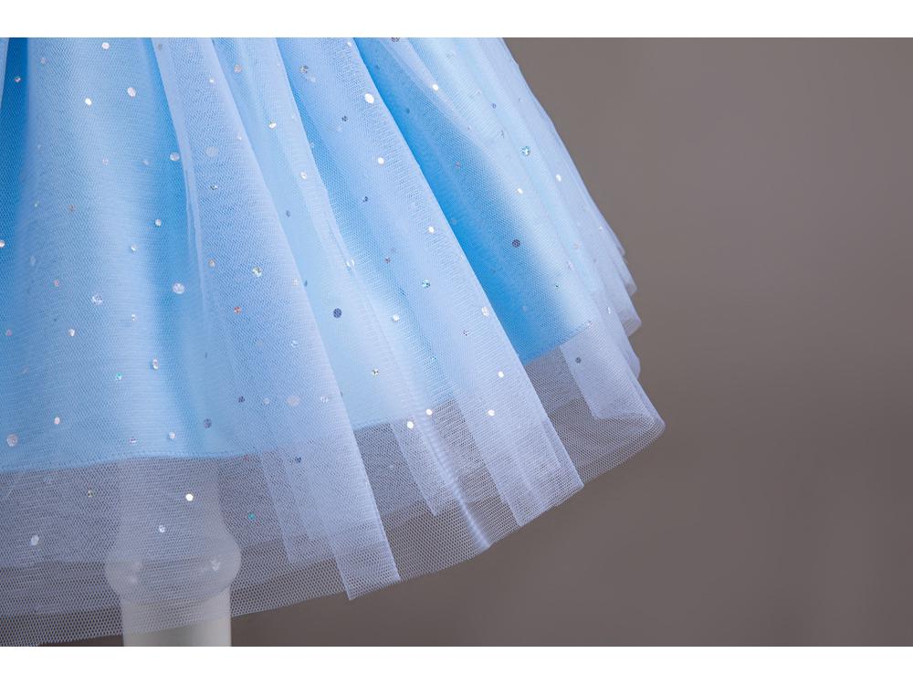 Girls' Tulle Princess Party Dress for Piano Performance
