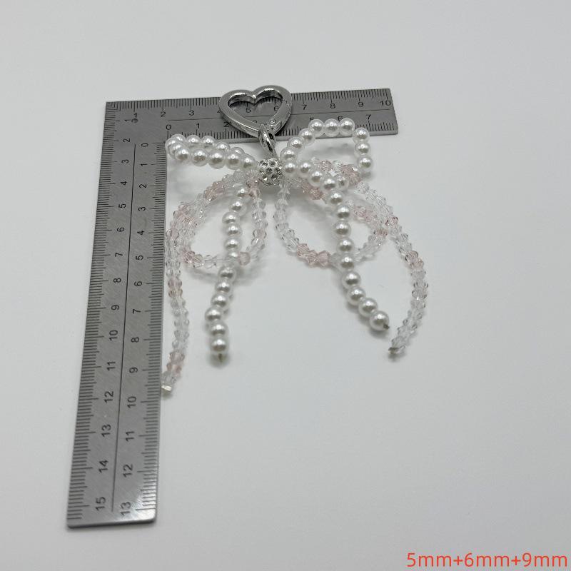 Korean Pearl Bow Shoe Buckle: Versatile Pearl String Shoe Accessory for Sneakers
