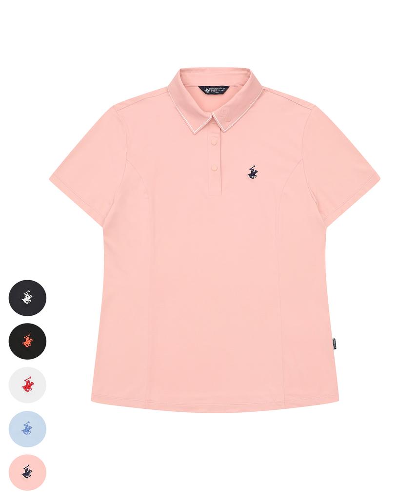 BHPOLOCLUB Women'S Signature Colorline Polo Shirt 5 Colors Ts480