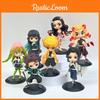 Sada PVC figurek Demon Slayer s sběratelskými anime postavami pro fanoušky a dekoraci