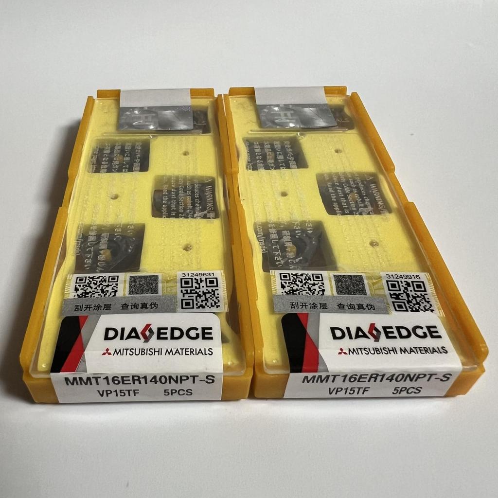 Mitsubishi / MMT16ER140NPT-S VP15TF / Carbide CNC Blade 10 Pcs