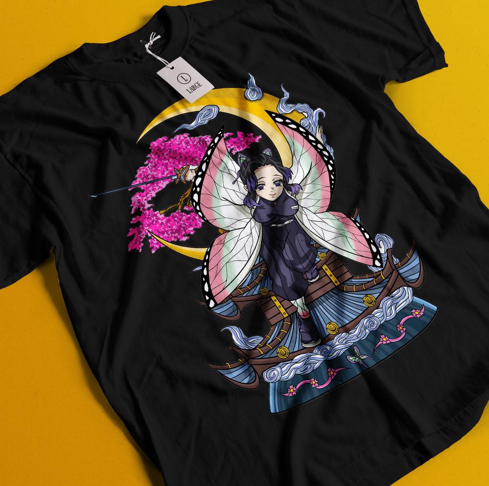 

Футболка Клинок, рассекающий демонов Футболка Синобу Кочо Футболка Тандзиро Футболка Мудзан Дома Кокушибо 3XL