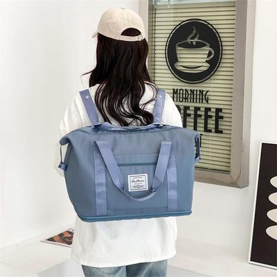 Women's Business Travel Bag: Portable, Large-Capacity Luggage with Dry-Wet Separation for Clothing and Fitness Gear