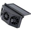 Solar-Powered Car Ventilation Fan for Window Exhaust and Interior Cooling