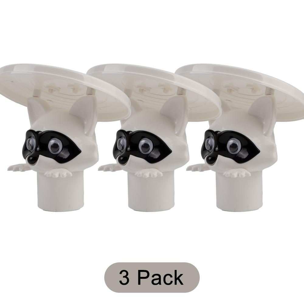 1/3pcs Cute Raccoon Animal Shaped Toilet Paper Holder Funny Toilet Paper Holder Standing Bathroom Paper Holder for Decoration