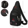 Leisure Car Small Backpack One-shoulder Messenger Bag Chest Bag For Mitsubishi Lancer Asx Outlander Pajero L200 Ralliart Lancer