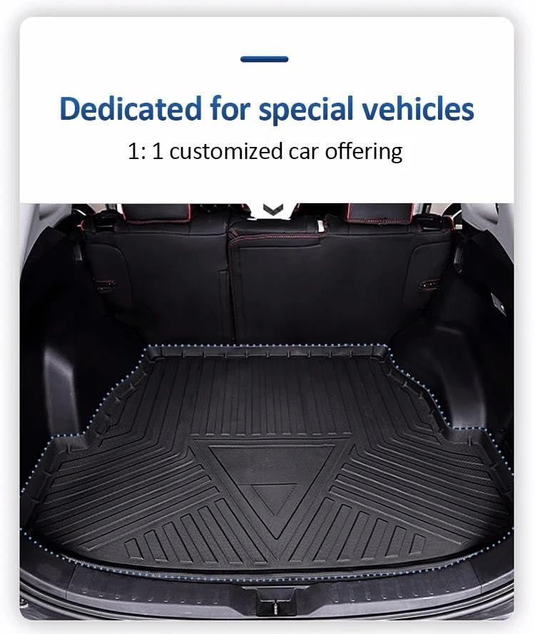 Cargo Mat for Peugeot 3008 P84 2016-2023 Car Trunk Mat Carpet Tray Liner Cargo Boot Storage Pad Trunk Mat