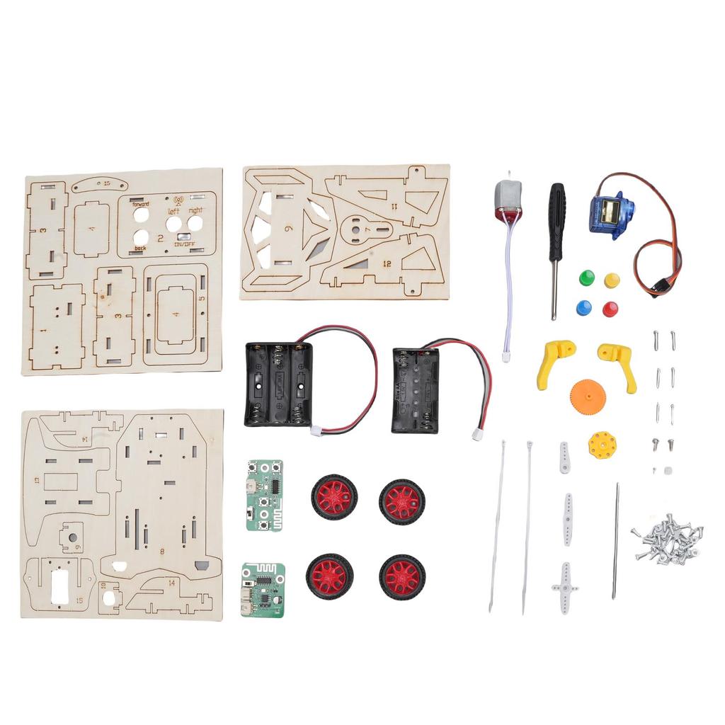DIY Model Cars Kit STEM Beech Wood Projects Toys for Kids Skill Development Easy Assembly