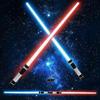 2pcs Star Wars Laser Sword Induction Color Changing Laser Sword Hair Lightsaber Suit Seven Color Switching