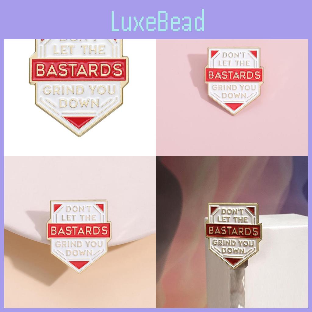 Unique Cartoon Geometric Shield Badge Brooch For Fun And Quirky Personal Style In Alloy