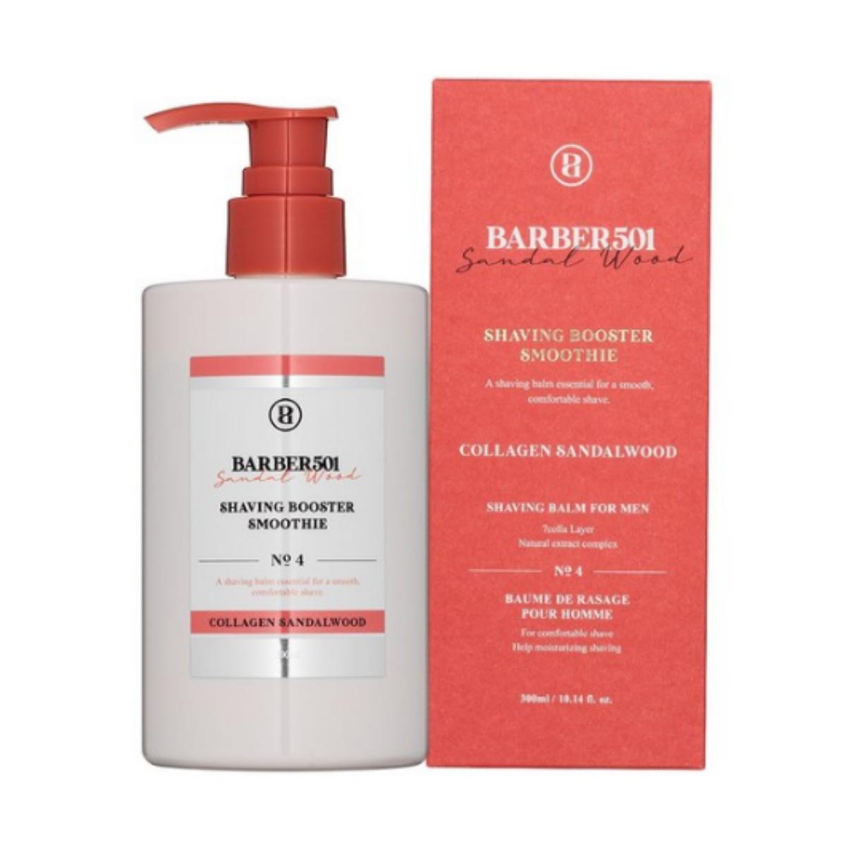 

Barber501 Усилитель для бритья Смузи Коллаген Сандаловое дерево — 300 мл (1 единица)