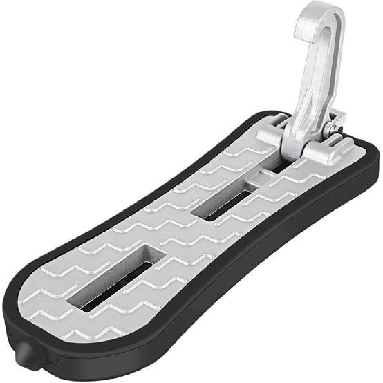 Emergency Window Breaker Car Roof Rack Step Pedal Multifunction Latch Hook Foldable Auxiliary Foot Pedal Extended Car Door Step(Silicone pad-1pc)