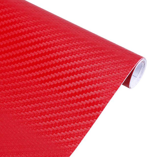 Long 1.27M X wide 15CM Car carbon fiber sticker body color-changing film 3D carbon fiber film thickening color-changing