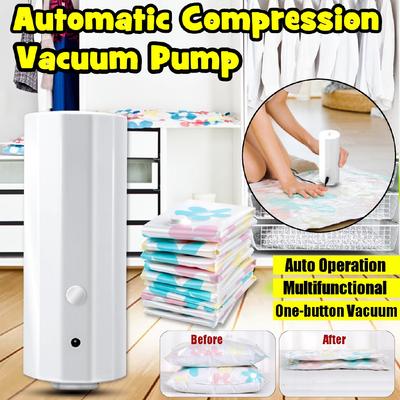 220V Household Portable Automatic Vacuum Sealer Pump Machine Electric Air Vacuum Pump for Clothes Quilt Food