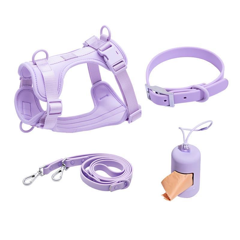 Spot Wid Anti-Bite & Escape-Proof Dog Harness with PVC Leash & Collar