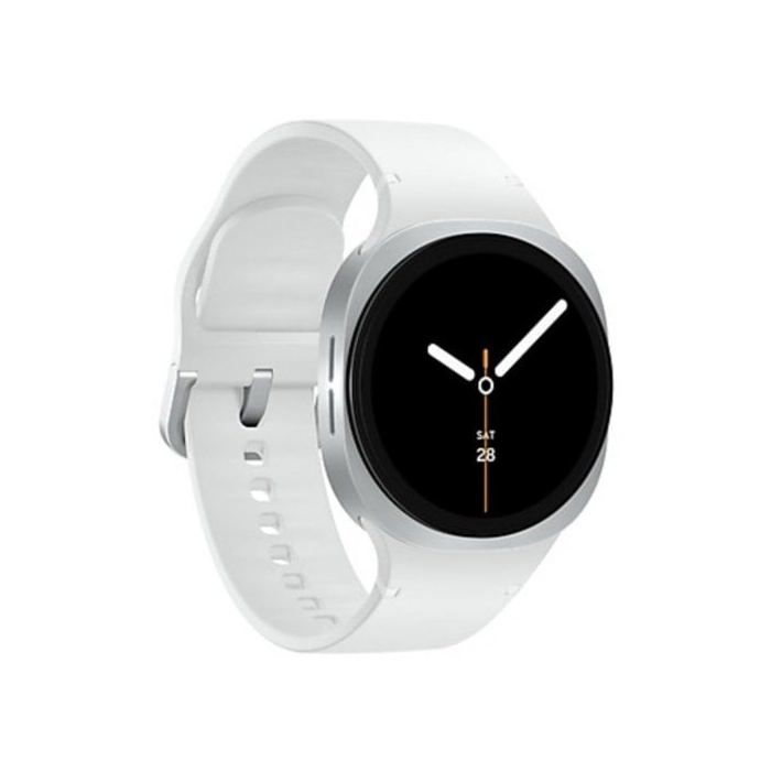Smartwatch Samsung Galaxy Watch8 GPS AMOLED 40mm Blanco plata coaching de salud Wear OS