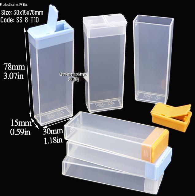 Makeup Cotton Swab Storage Box: Single/Double Compartment, Plastic PP Box for Lipstick and Remover Wipes