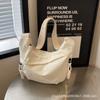 Korean Version of Simple Commuter Small Bag Shoulder Bag Women's 2024 New Casual Dumpling Bag College Student Versatile Messenger Bag