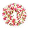Beautiful Fine Texture Wreath Decor Elegant Handmade Plastic Holiday Wreath for Home