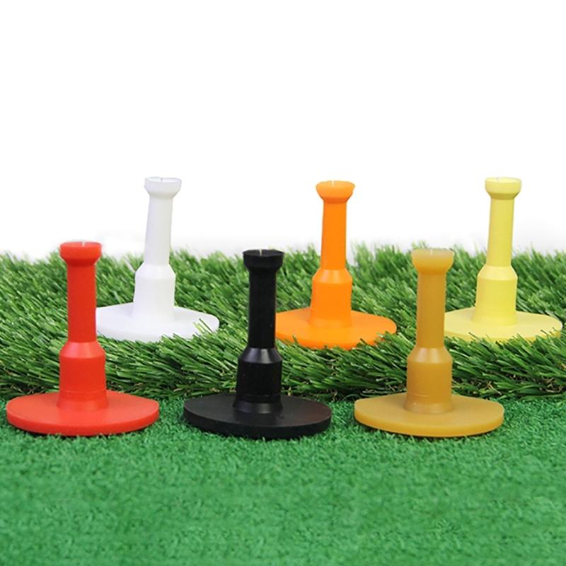 Golf Rubber Tees Golf Opening Shape Rubber Tees Driving Range Golf Tees Holder for Indoor Outdoor Backyard Home Durable