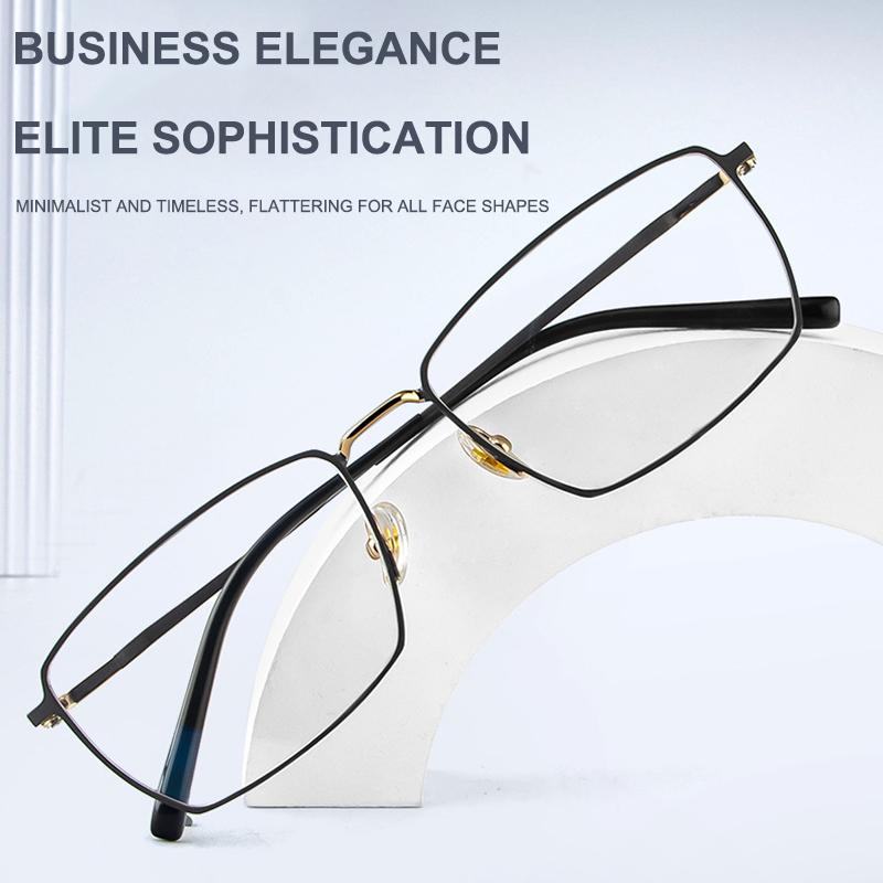 New Titanium Ultra-Lightweight Business Glasses Frames For Men Casual Sophisticated Gentleman Eyeglasses Vintage Fashion Eyewear