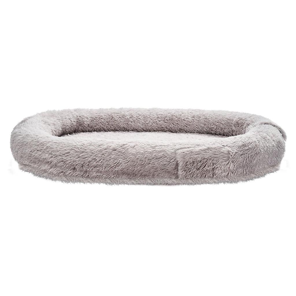 Human Dog Bed, 1710 x 1000 x 240 mm Orthopedic Memory Foam Human Sized Dog Bed, Humans Pet Beds with Side Pocket, Handle & Zipper, Removable