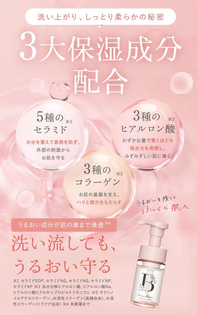 Inner Blanc Femcare Foam 100mL 1 Month Zone Care Mild (Approx. Supply) [Delicate Soap, Foam, Acidity]