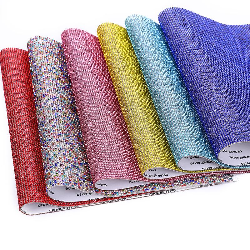 Self-Adhesive Rhinestone Sheets for DIY Car Decoration and Jewelry