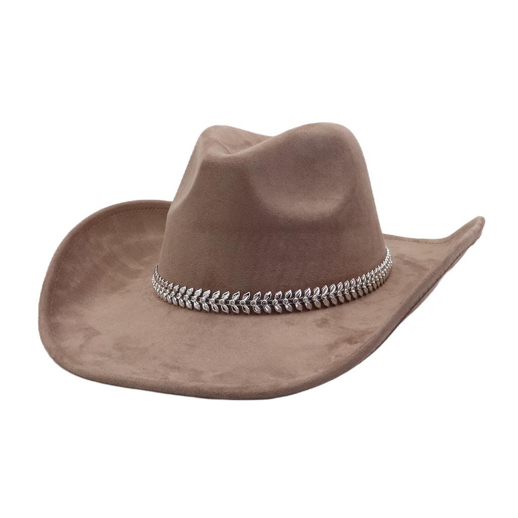 Vegan Suede Hat fishbone shape 9.5cm Wide Brim Fedora Hat Men's and Women's Autumn and Winter Felt Jazz Hat Classic Church Hat