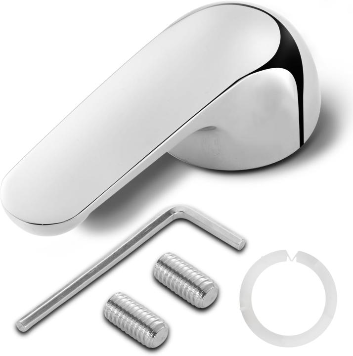 Tub Shower Handle Chrome Lever Handle Daily Wear Resistance Easy Installation Elegant Finish Long-lasting Performance