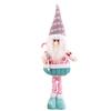Snowman Elk Old Man Pink Telescopic Doll Children Xmas Gift Christmas Tree Decoration Home Wedding Party Supplies Plush Ornament