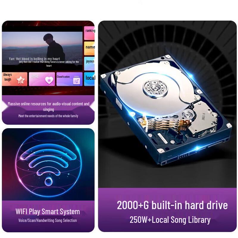 Sansui C3 Professional Home & Outdoor KTV Karaoke System