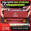 Interior Stickers Multifunction Car Seat Gap Organizer Storage Box Accessories For F-SPORT ES RX NX LS UX LM LX GX LC RZ I XN0