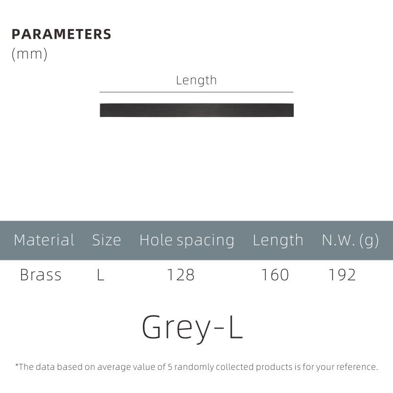 Dooroom Brass Furniture Handles Modern Fashion Grey Wardrobe Dresser Cupboard Cabinet Drawer Show Box Wine Bar Pulls Knobs