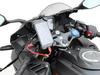 HURRICANE Clamp with USB Power for CBR250RR HU1026B Bar, Black, Supply, (MC51)