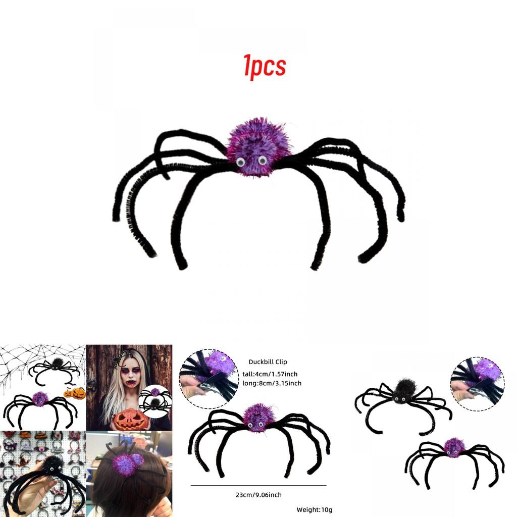 Klipsy do włosów pająki na Halloween Unikalny design nóg pająka DIY Akcesoria do włosów dla kobiet i dziewcząt