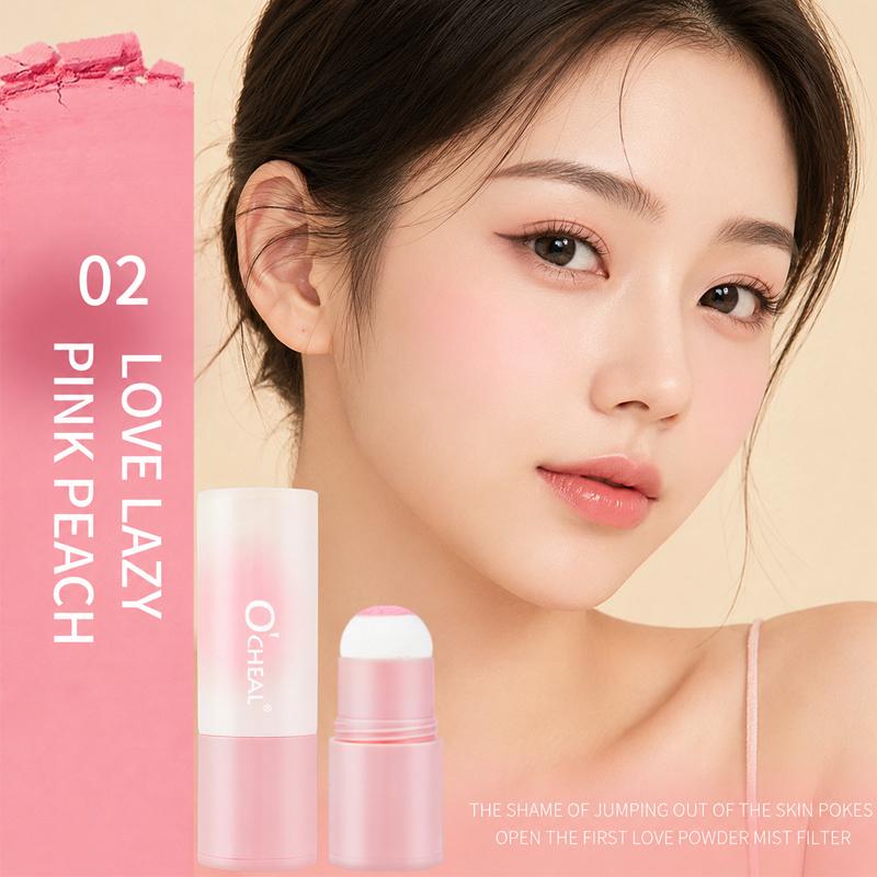 Vitality, matte, natural color rendering, vitality, enhance complexion, not easy to fly pink blush