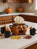 Halloween Pumpkin Tissue Box Holder Halloween Cute Scary Pumpkin Tissue Box Home Napkin Organizer for Bedroom Bathroom Kitchen