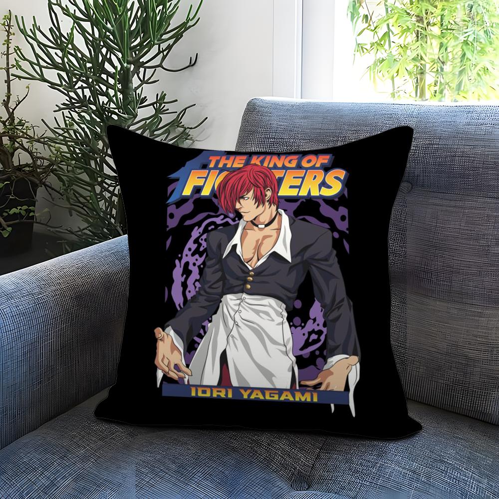 K-KOF The K-King of F-FighterS Cushion Cover Comfortable Reversible Pillow Cover Ideal for Car Sofa Bedroom & Beyond