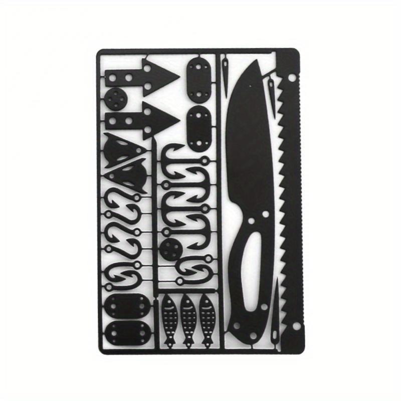 Outdoor Multi-purpose Stainless Steel Tool Card Trap Fish Hook/ Outdoor Camping Tool