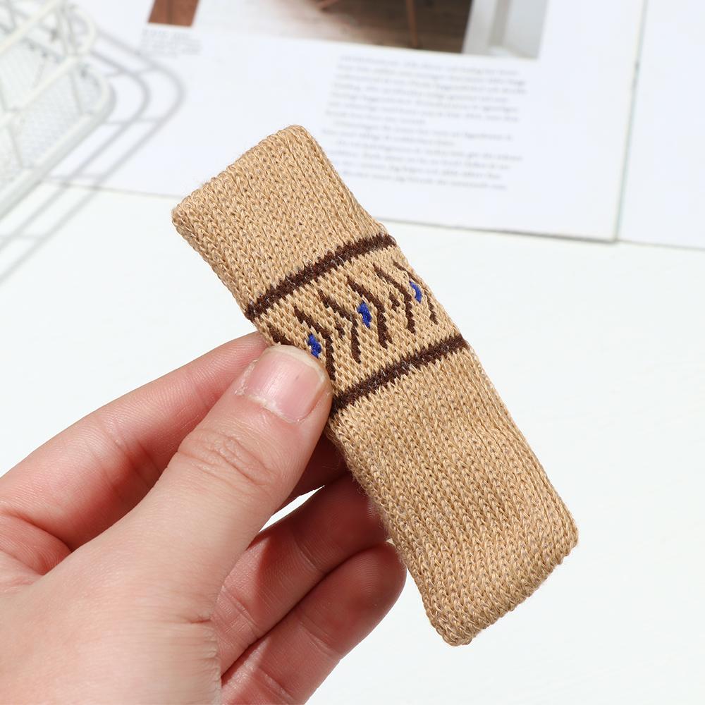 New Portable High Quality 4Pcs/Set Elastic Non-slip Anti-Noise Knitting Protective Case Table Foot Cover Furniture Legs Sleeves