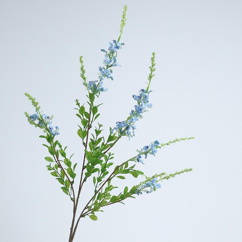 

1Pcs Artificial Flowers Bouquet Silk 82CM Fake Flowers for Home Decor Garden Wedding Decoration Outdoor Vase Flower Arrangement синий