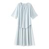 A Two-piece Set of Large-sized Women's Summer New Korean-style Short-sleeved Top and High-waisted Skirt