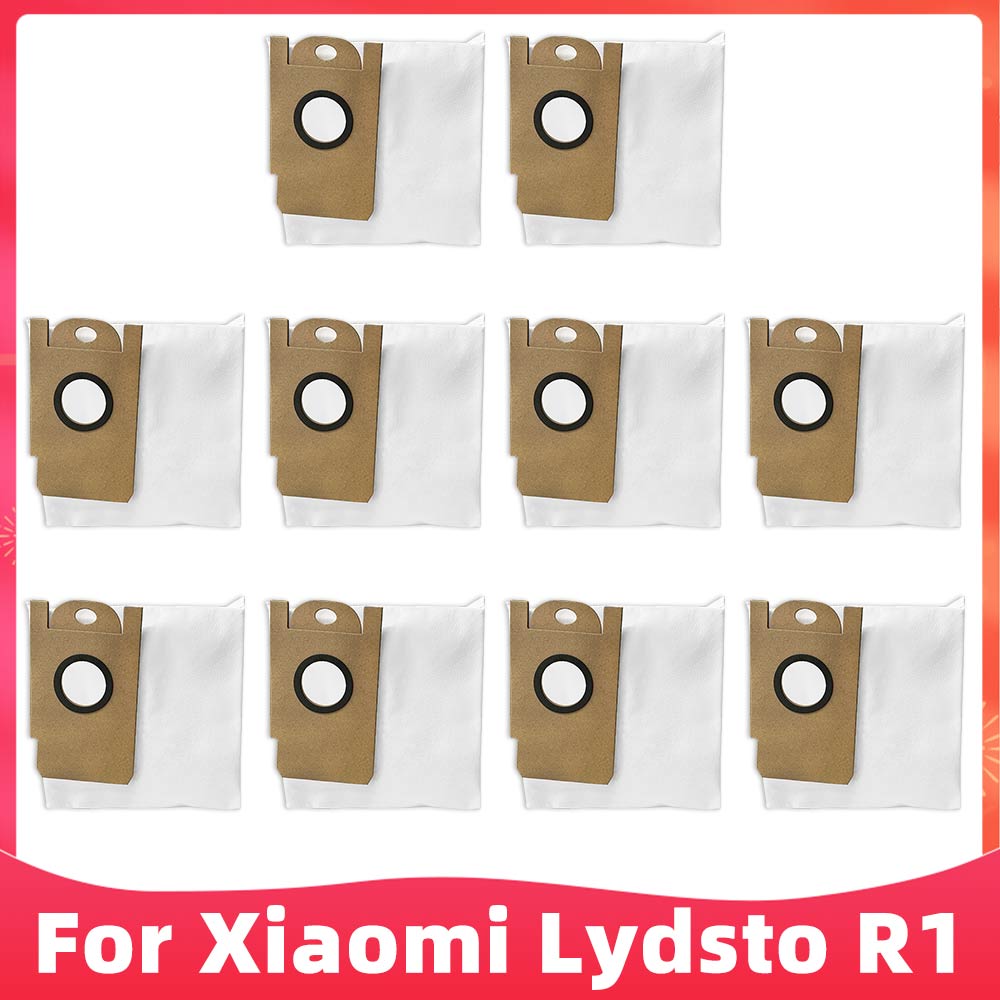 Fit For Xiaomi Lydsto R1 Robot Vacuum Cleaner Spare Parts Main Brush Side Brush Hepa Filter Mop Dust Bag Replacement Accessories