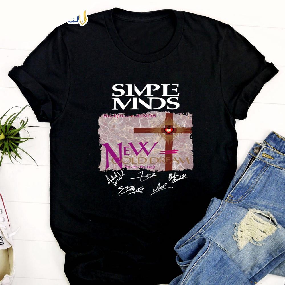 Simple Minds HOT NEW black signed T-shirt Unisex All sizes 2F625 S