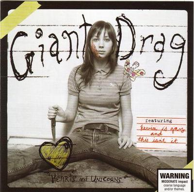 CD GIANT DRAG - Hearts & Unicorns B000651602 Interscope Reco 2006 US Rock Used