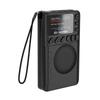 Mini DAB FM Digital Radio with Headphone Jack MP3 Player Rechargeable Color Screen Pocket Radio for Outdoor Camping Hiking
